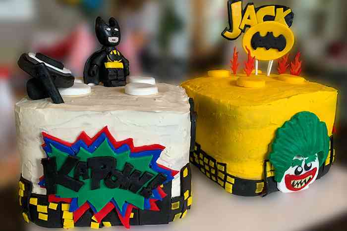 Batman & Joker Cake